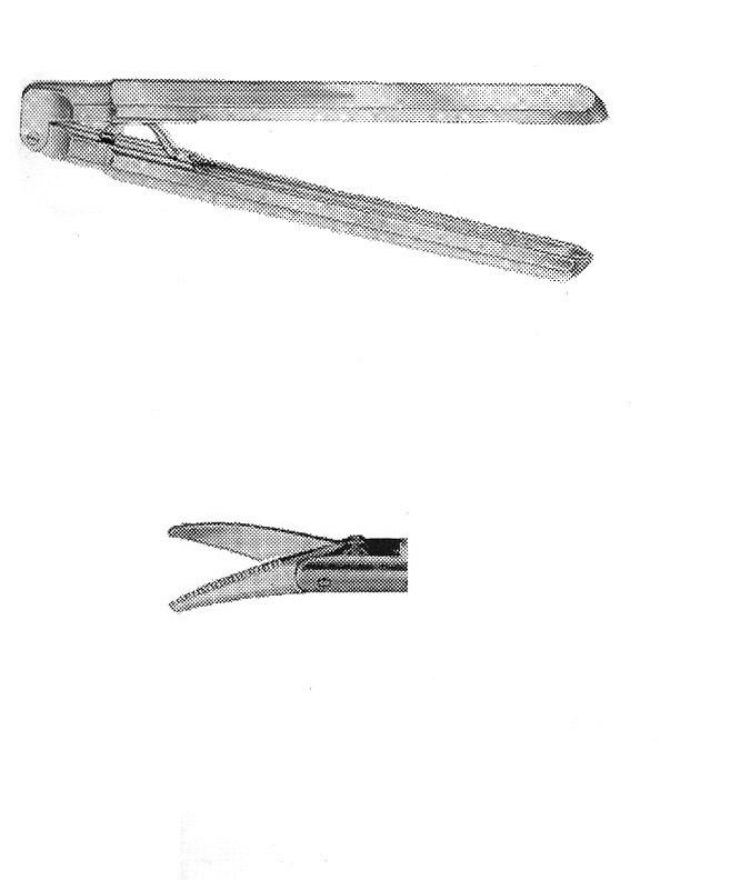 İZOLESİZ MAKAS I MODEL SAPLI  ÇAP : 5MM L:36CM